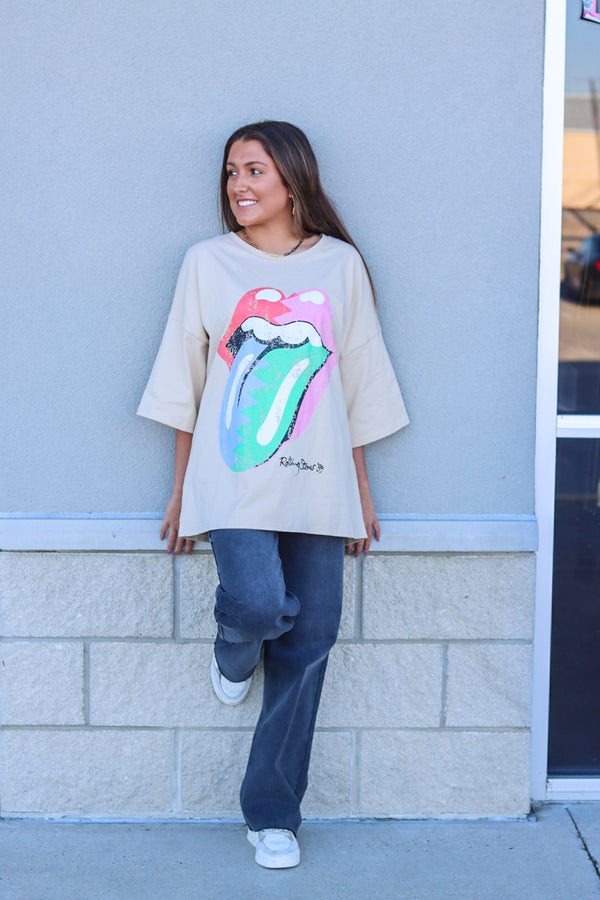 Rock N Roll Oversized Graphic