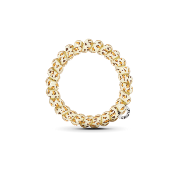 Leopard - Large Spiral Hair Coils, Hair Ties, 3-pack