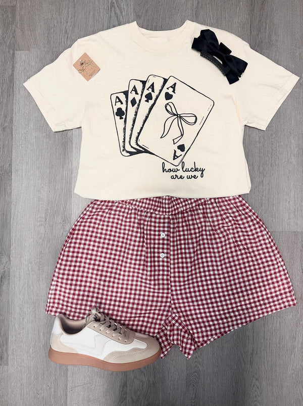 Gingham Boxer Shorts