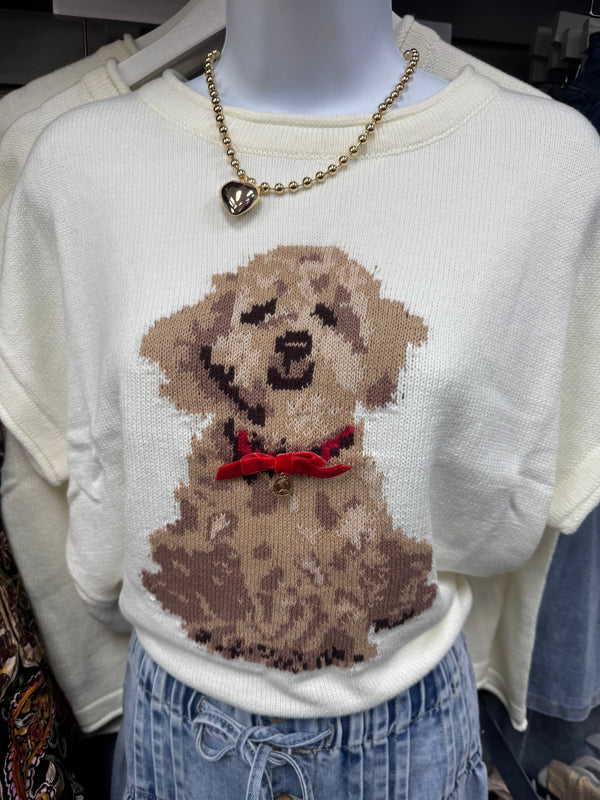 A Girl's Best Friend Dog Sweater