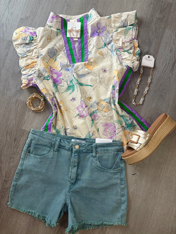 All I Want Floral Top