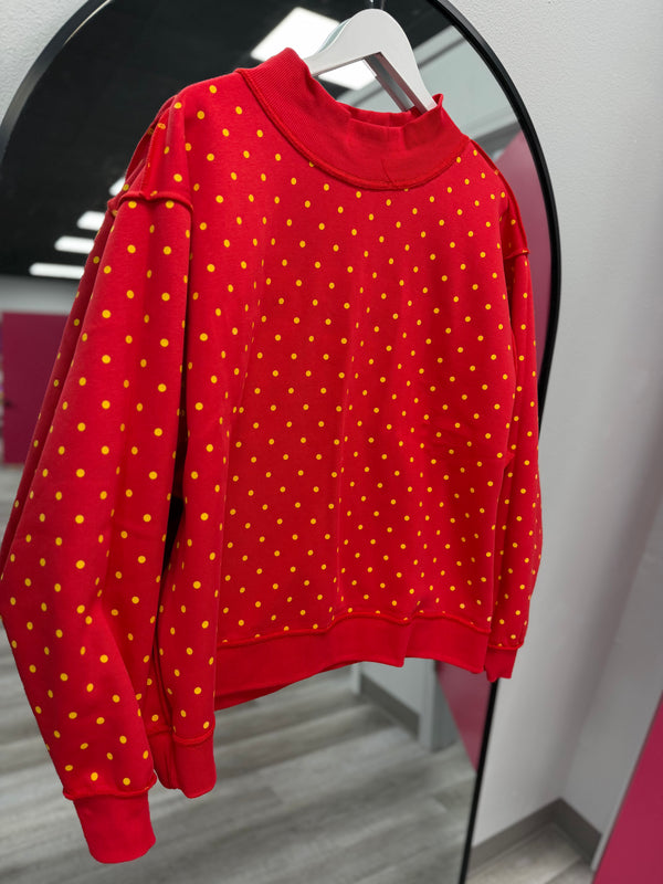 Go K-C! Mock Neck Reversible Sweatshirt