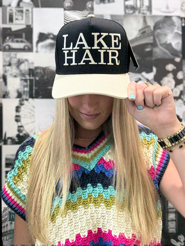 Lake Hair Trucker Hat