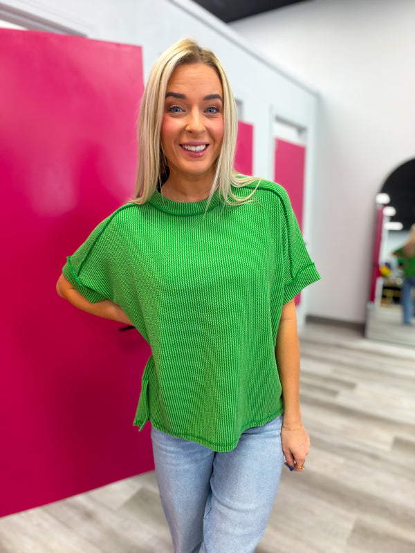 Bright Side Ribbed Top
