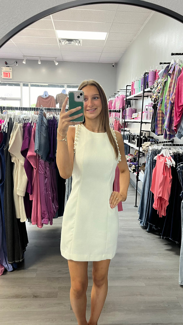 She's Sophisticated Dress - White | ONLINE ONLY