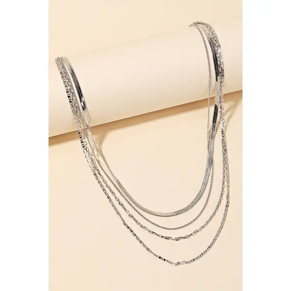 Assorted Multi Chain Link Necklace
