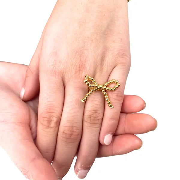 Bow Ring Gold | LULU MAC