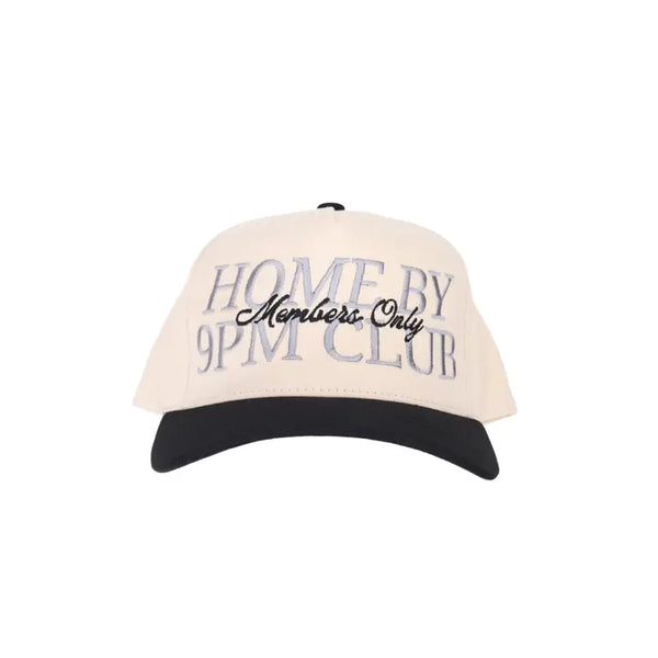 Home By 9PM Club Trucker Hat