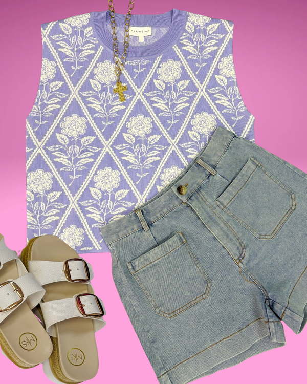 Sunny Side Denim Shorts