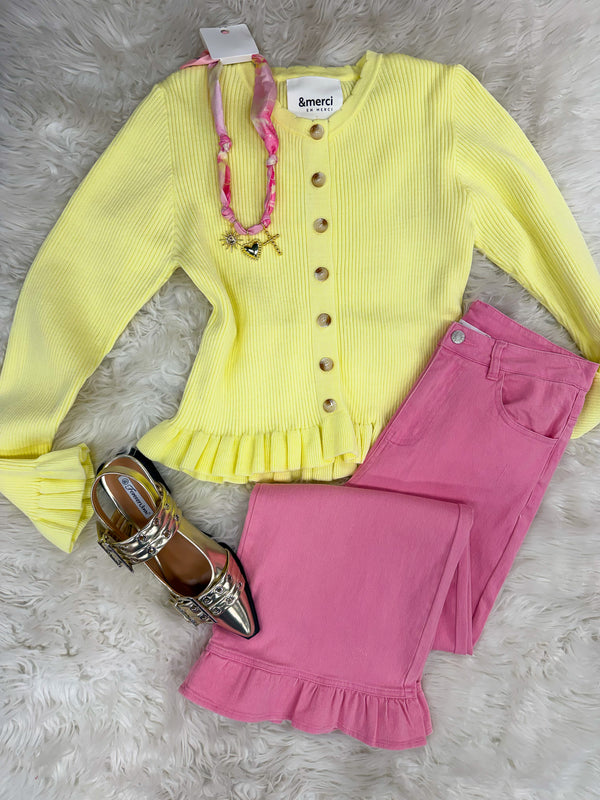 Go With It Ruffle Hem Pants | Multiple Colors