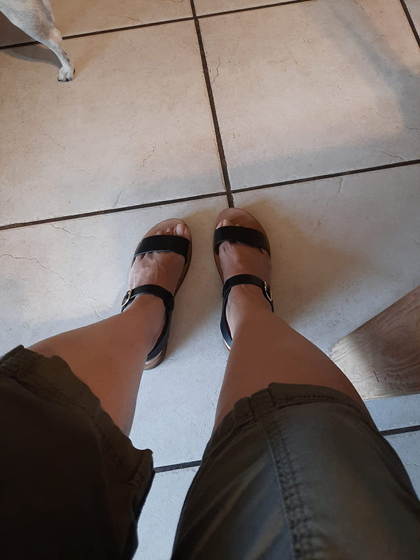 The Josie Sandal - Black