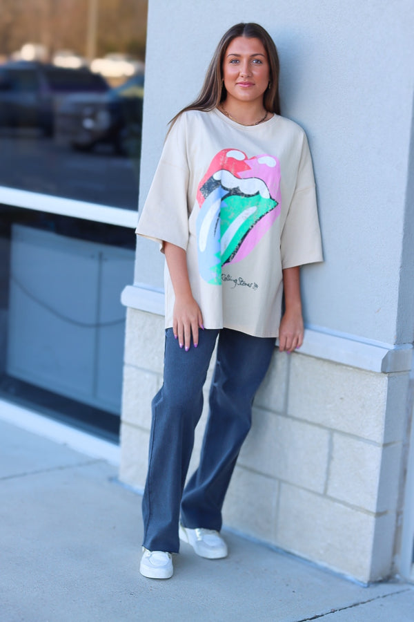 Rock N Roll Oversized Graphic