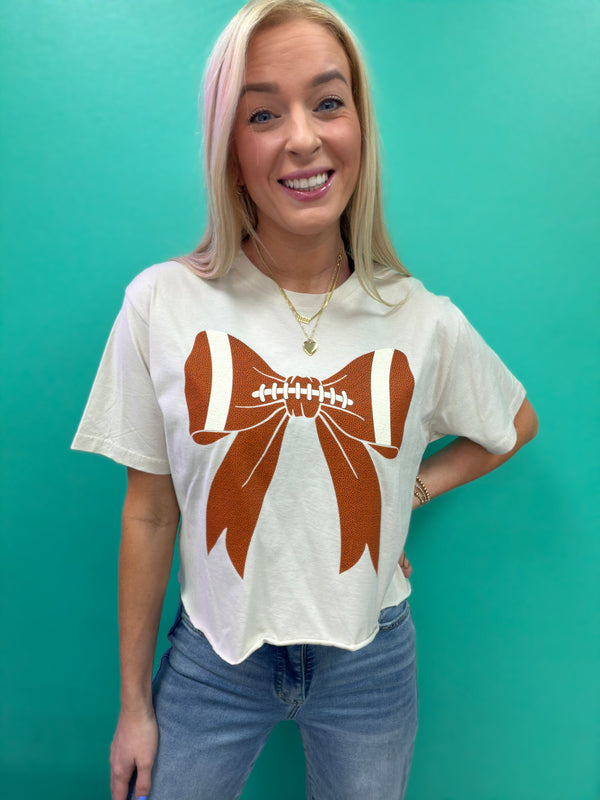 Football Bow Crop