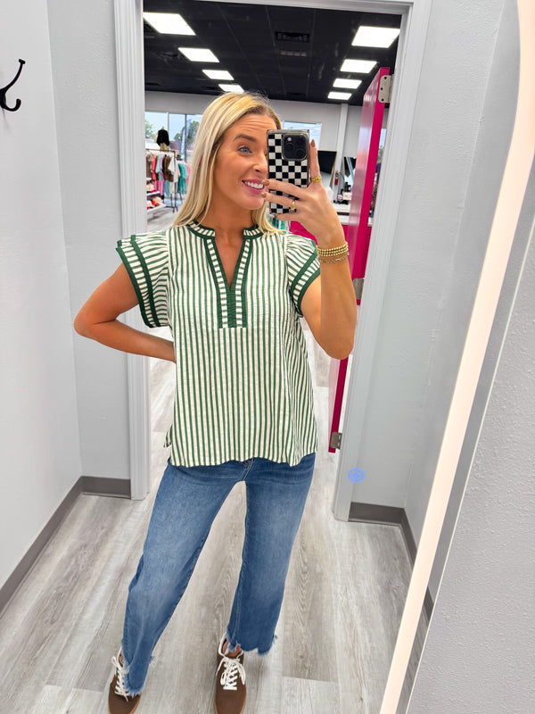 Simple Standards Stripe Top