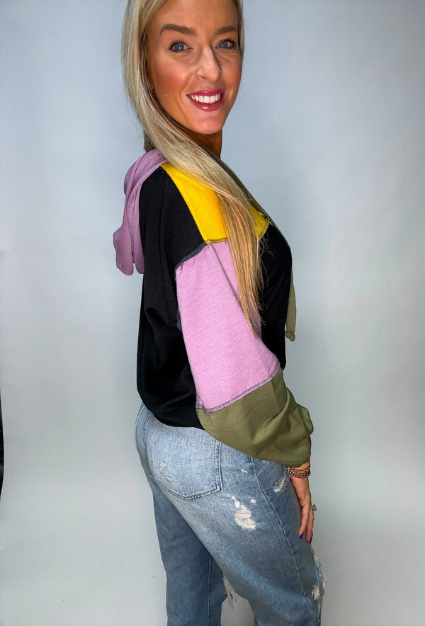 Mardi Gras Hooded Pullover