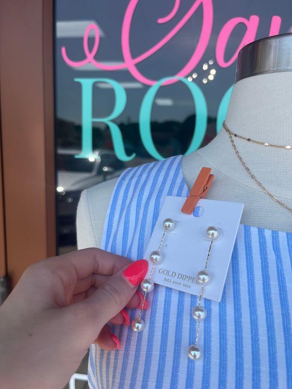 Pearl Dangle Earrings