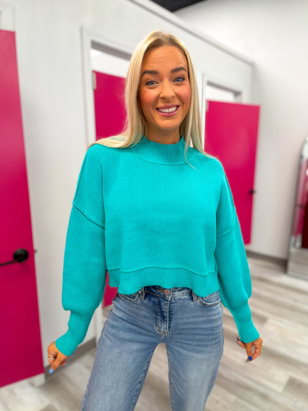 Aqua Perfection Sweater