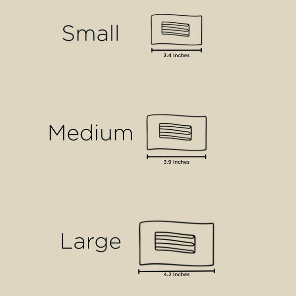 Flat Rectangle Hair Clip | Large | Fir Real