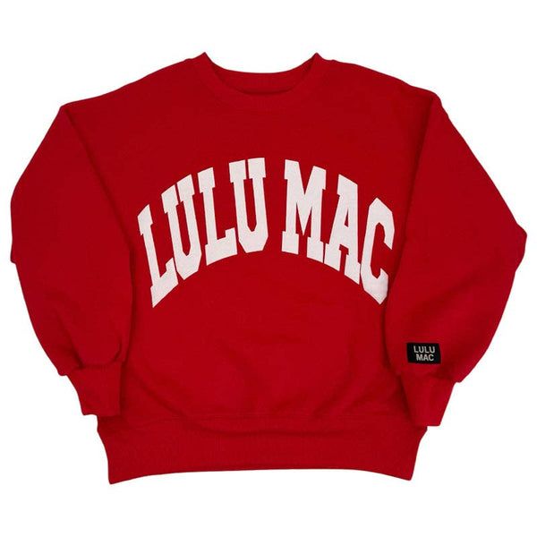 Lulu Mac Sweatshirt Red/White - Puff