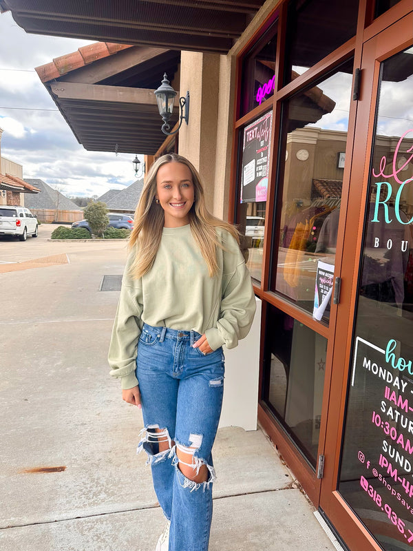 Lazy Spring Days Sweatshirt - Pullover