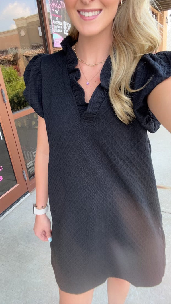 Certain About You Dress - Black - ONLINE ONLY