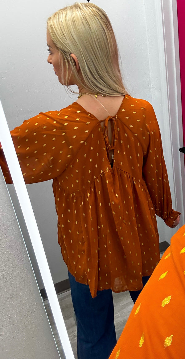 Rust Gold Top | ONLINE ONLY