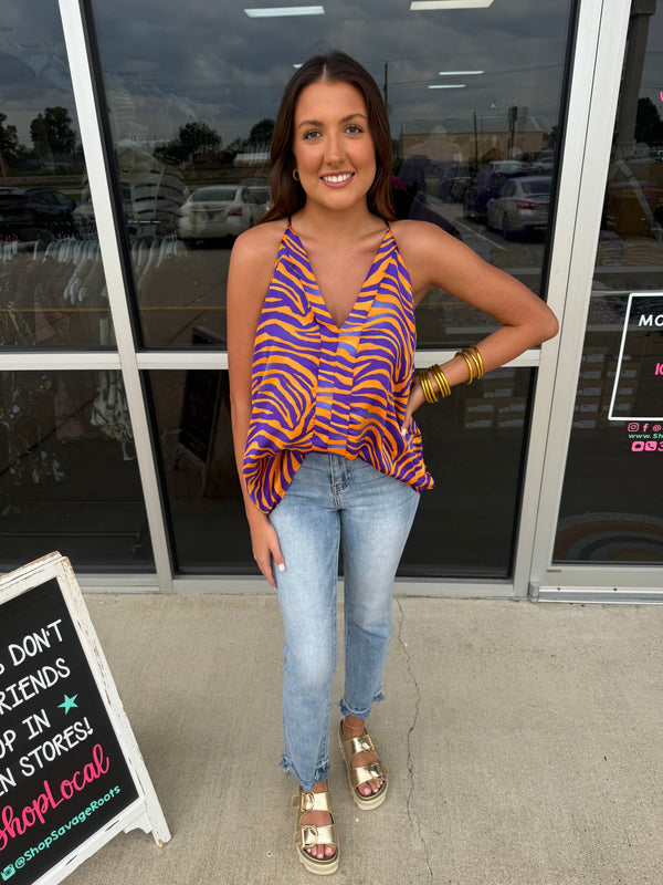 Tiger Stripe Tank Top