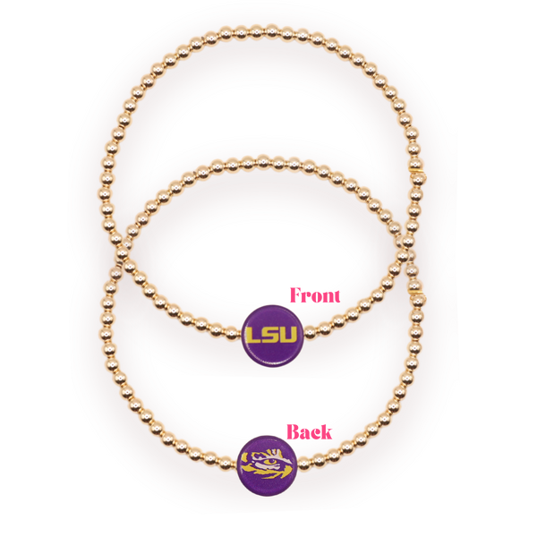 LSU/Tigers Logo Bracelet