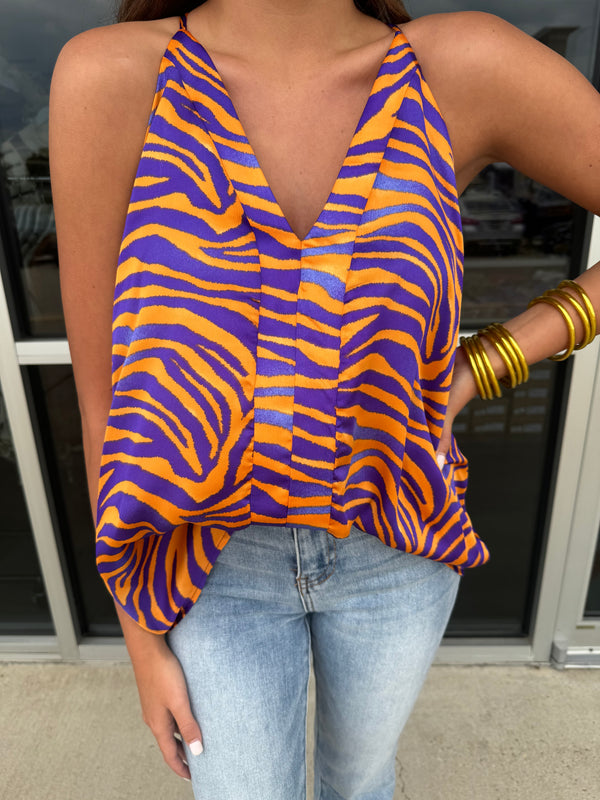 Tiger Stripe Tank Top