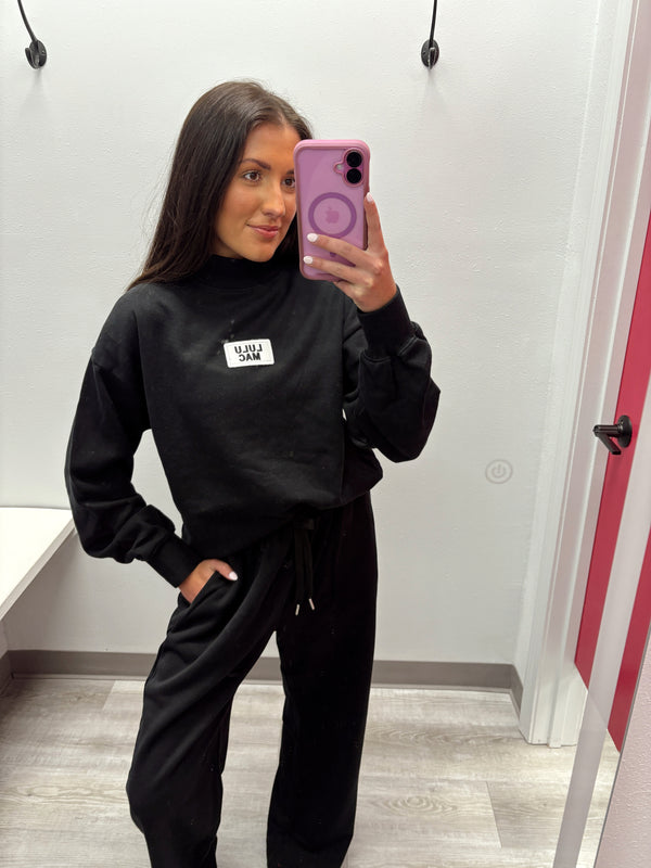 Terry Cloth Mock Neck Top | LULU MAC