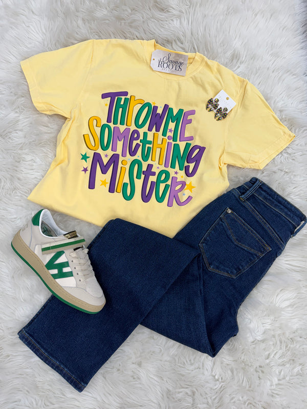 Throw Me Something Mardi Gras Graphic Tee