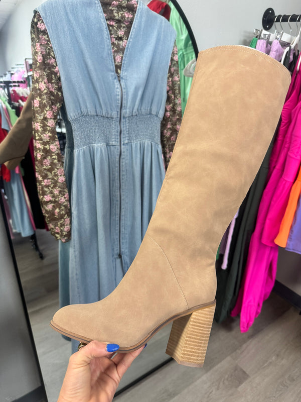 Hear Me Out Midi Denim Dress