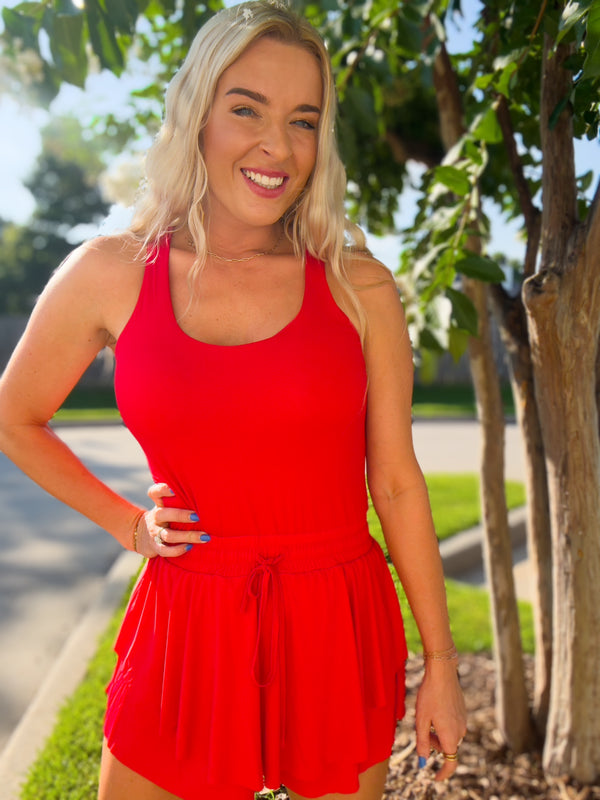 Out And About Athletic Romper