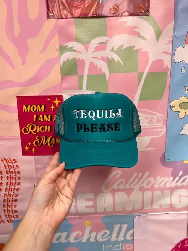 Tequila Please Trucker Hat
