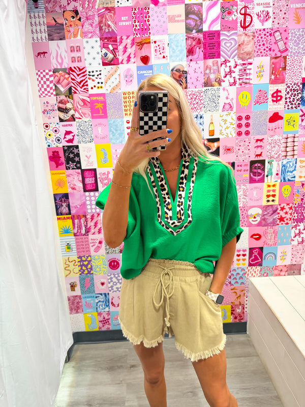 Little Touch of Leopard Top | Regular and Plus