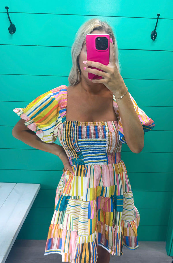 Summer Flair Pattern Dress