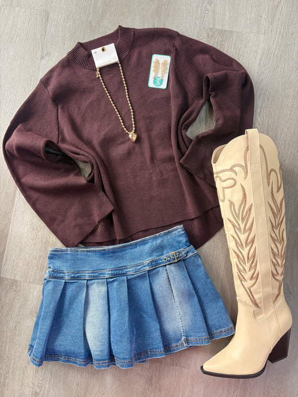 Heading Out Sweater | Espresso