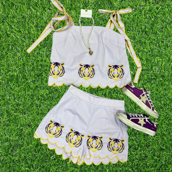 Gameday Tiger Spirit Embroidered Set