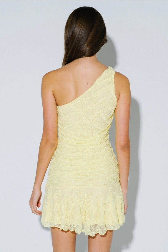 The Lemon Drop Lace Mini