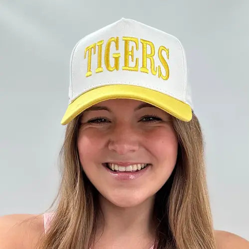 Tiger Trucker Hat | Yellow