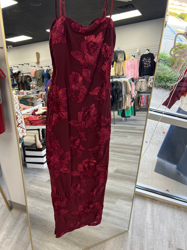 Fine as Wine Floral Detail Dress