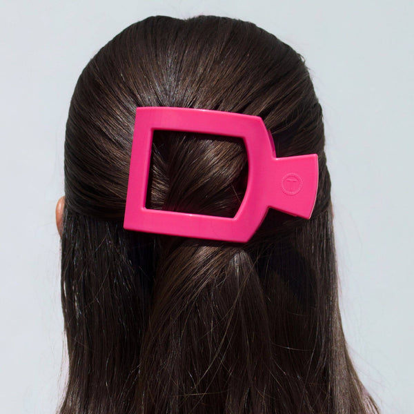 Flat Square Hair Clip | Medium | Tropical Punch