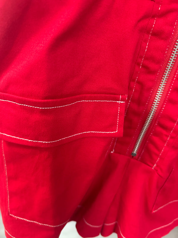 Go Dawgs Red Zip Up Romper