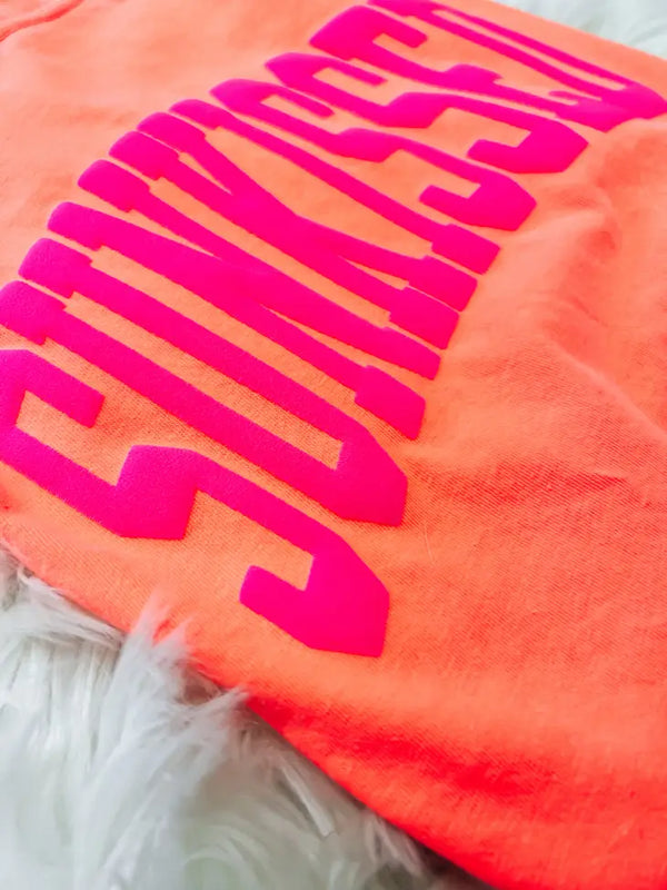 Sun Kissed Summer Neon Graphic Tee