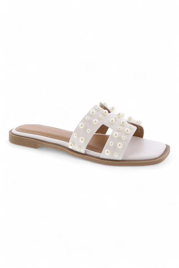 White Pearl Sandals
