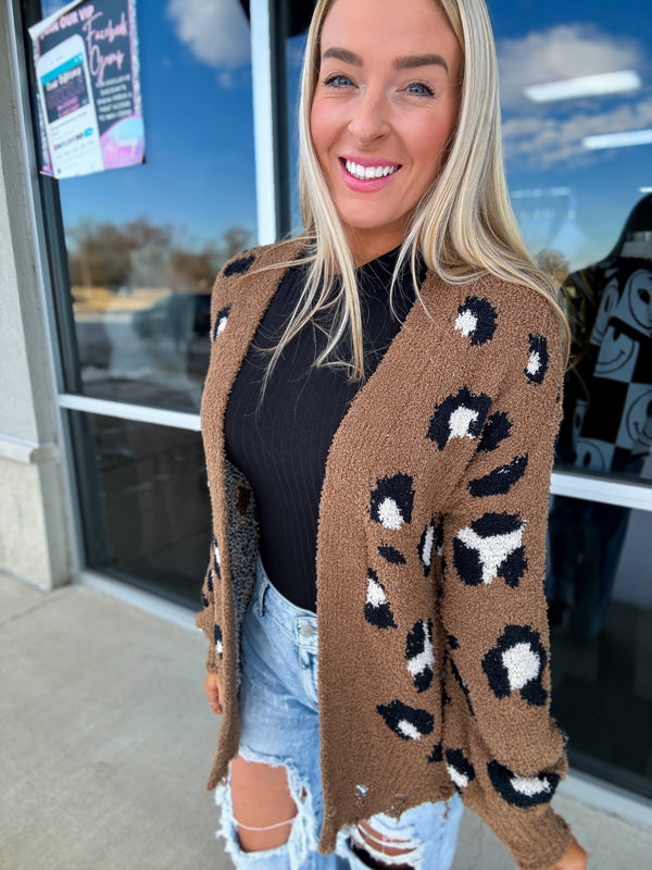 Keep Me Cozy Leopard Cardigan