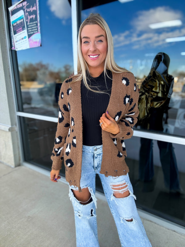 Keep Me Cozy Leopard Cardigan