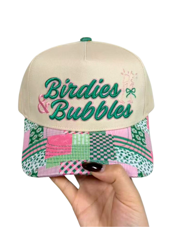 BIRDIES & BUBBLES CANVAS CAP