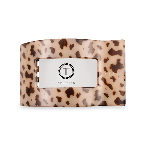 Flat Rectangle Hair Clip | Medium | Blonde Tortoise