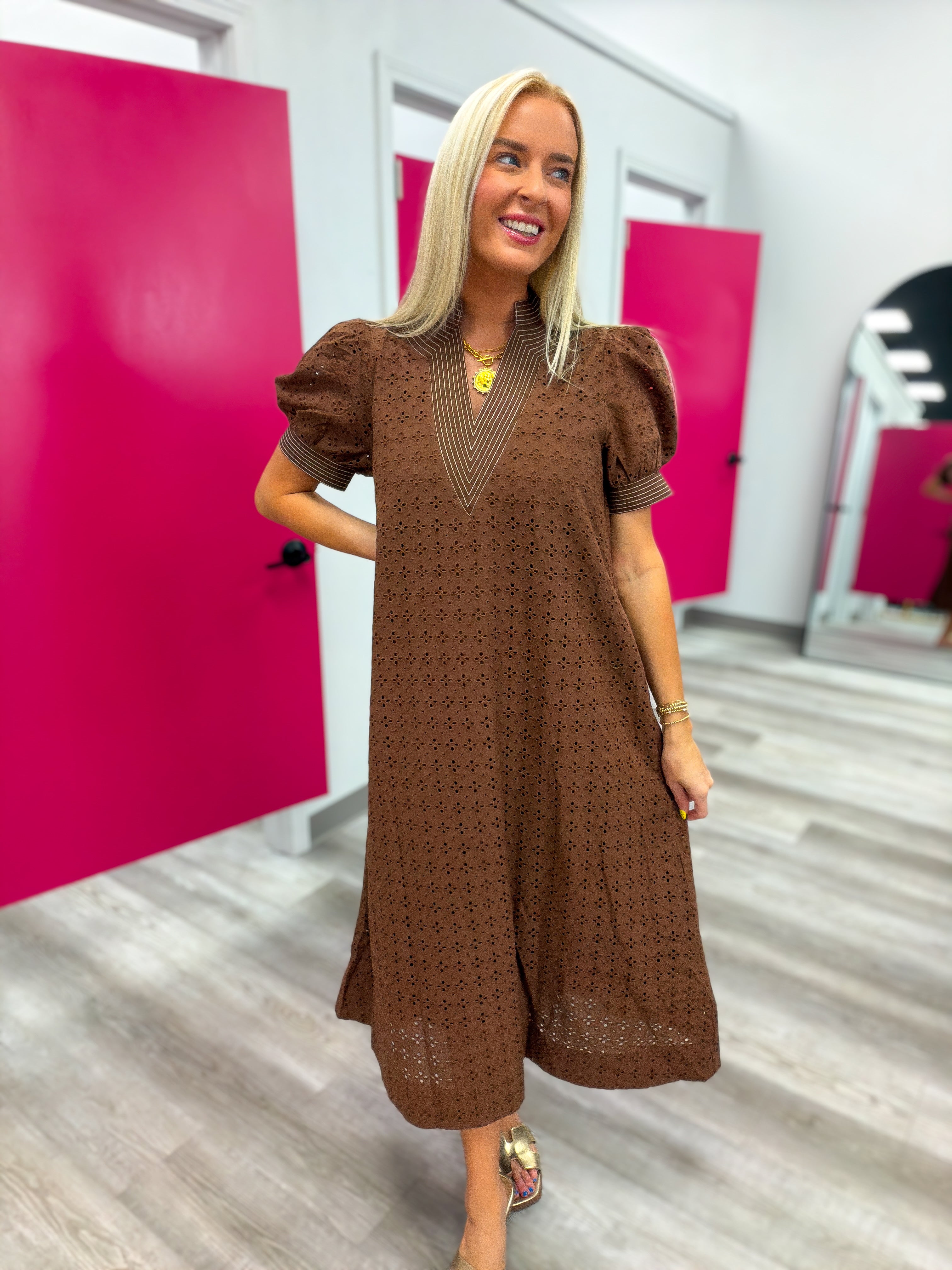 brown church dresses for women Graceful Details Dress – Savage Roots Boutique Animal Costumes NALLA MAXI DRESS - Wedding Guest Color:Slate_Blue